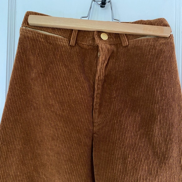 Wide Leg Corduroy Trousers - Picture 3 of 10